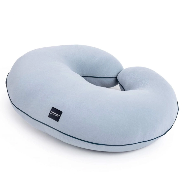 Poduszka do Karmienia Organic Dusty Blue - Poofi