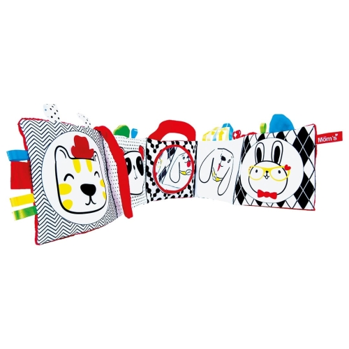 Książeczka sensoryczna lusterko osłona łóżeczka  Mom's Care