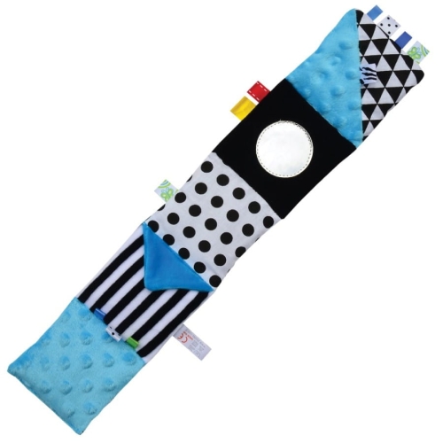 Niebieska książeczka sensoryczna  Mom's Care