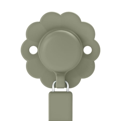 Silikonowa zawieszka do smoczka Wonder - Hedge Green  Suavinex