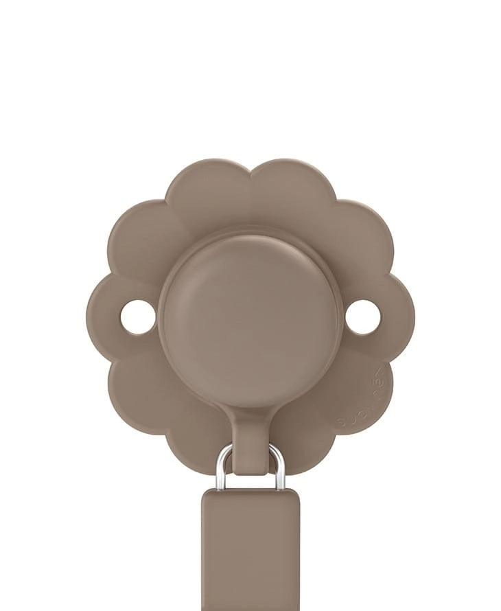 Silikonowa zawieszka do smoczka Wonder - Raw Umber / Suavinex