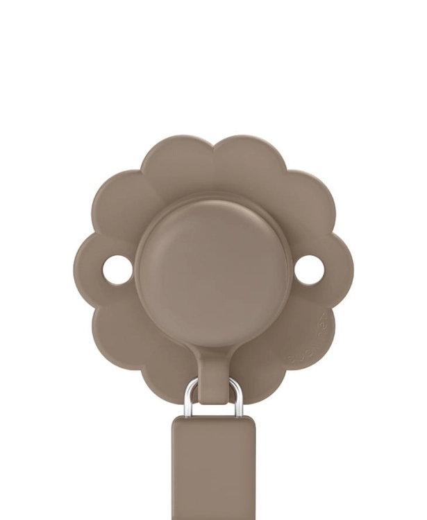 Silikonowa zawieszka do smoczka Wonder - Raw Umber  Suavinex