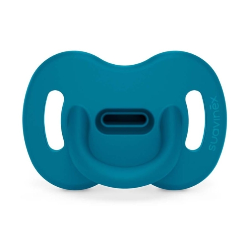 Smoczek 100 % silikonowy fizjologiczny SX Pro Colour Essence - Ciemnoniebieski  Suavinex