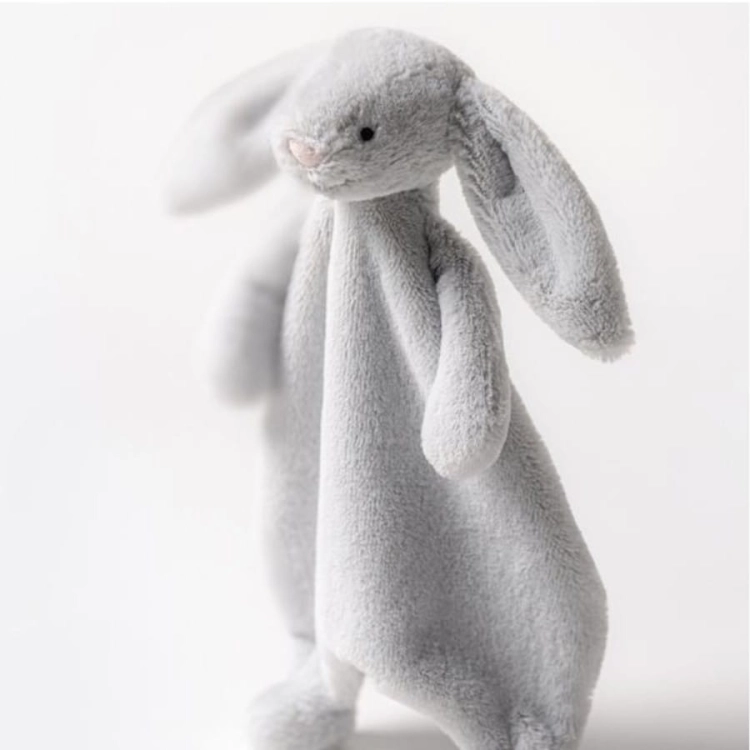 Króliczek Szmatka Przytulanka Srebrna 27 cm / Jellycat