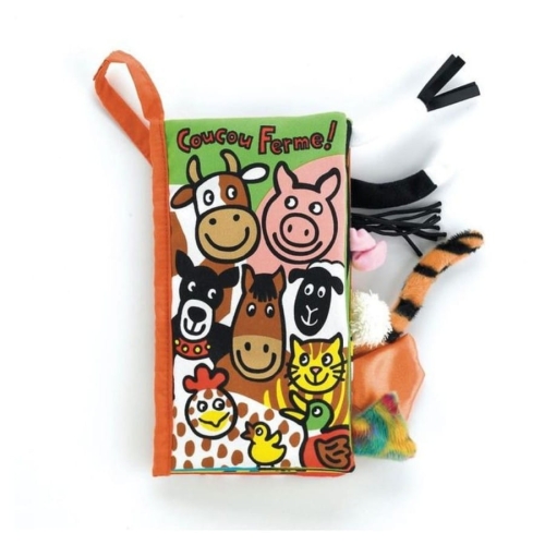 Książeczka sensoryczna Coucou Ferme 21cm / Jellycat