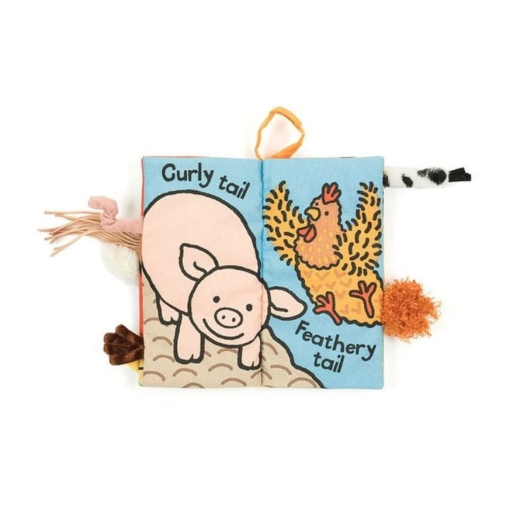 Książeczka sensoryczna Farm Tails 21cm / Jellycat