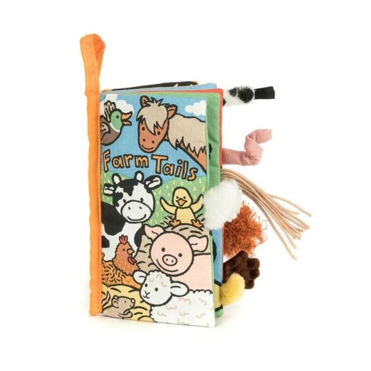 Książeczka sensoryczna Farm Tails 21cm / Jellycat