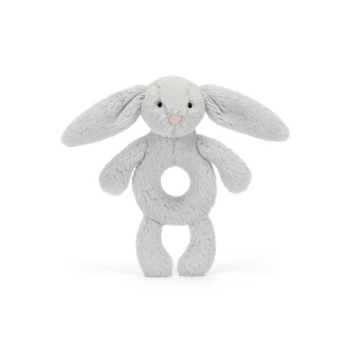 Króliczek Grzechotka Srebrna 18 cm / Jellycat
