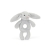 Króliczek Grzechotka Srebrna 18 cm / Jellycat