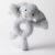 Króliczek Grzechotka Srebrna 18 cm / Jellycat