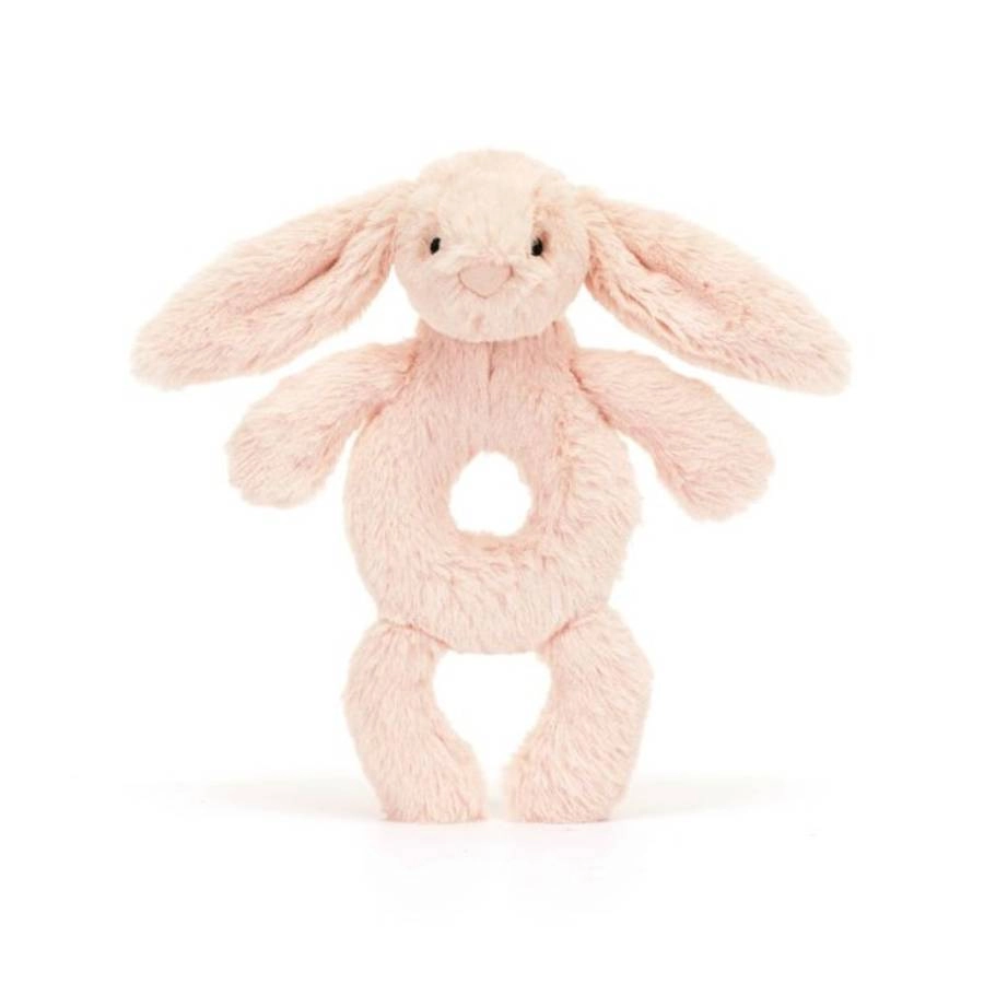 Króliczek Grzechotka Pudrowy Róż 18 cm / Jellycat