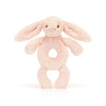 Króliczek Grzechotka Pudrowy Róż 18 cm / Jellycat