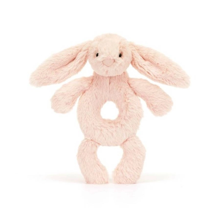 Króliczek Grzechotka Pudrowy Róż 18 cm / Jellycat