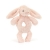 Króliczek Grzechotka Pudrowy Róż 18 cm / Jellycat