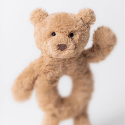 Miś Bartłomiej Grzechotka Brązowa 18 cm / Jellycat