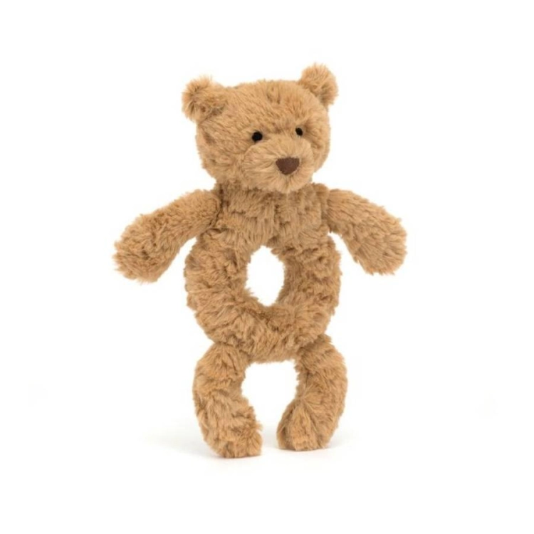 Miś Bartłomiej Grzechotka Brązowa 18 cm / Jellycat