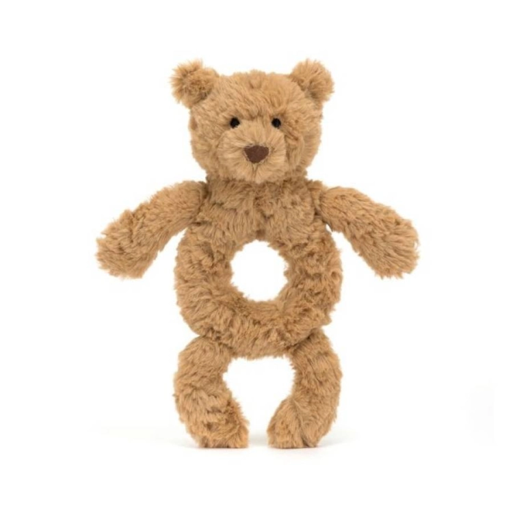 Miś Bartłomiej Grzechotka Brązowa 18 cm / Jellycat