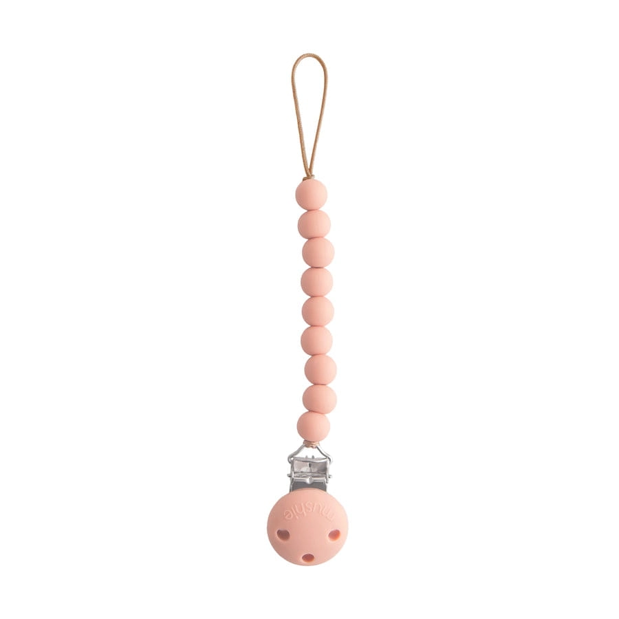 Zawieszka silikonowa na smoczek Hera - Powder Pink / Mushie