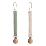 Zawieszka materiałowa 2-pack - Olive Shifting Sand / Mushie