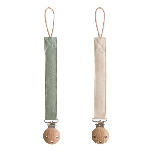 Zawieszka materiałowa 2-pack - Olive Shifting Sand / Mushie