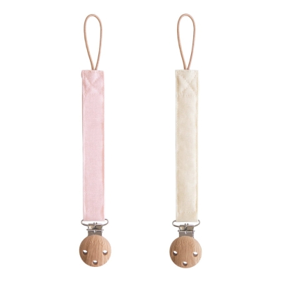 Zawieszka materiałowa 2-pack - Blush Cream / Mushie