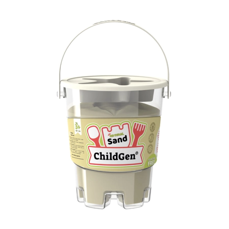 Piasek kinetyczny z foremką 100% Naturalny 500g / ChildGen