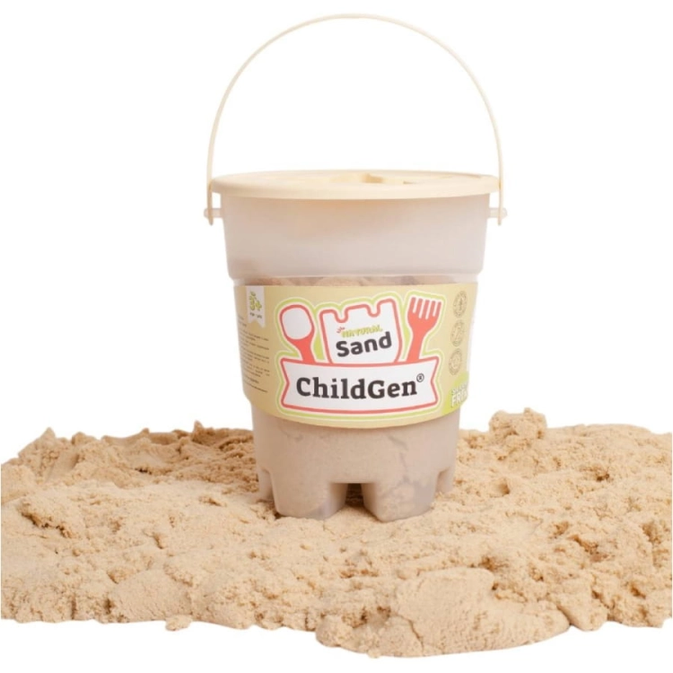 Piasek kinetyczny z foremką 100% Naturalny 500g / ChildGen