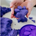 Piasek kinetyczny z foremką 100% Naturalny Fioletowy 500g / ChildGen