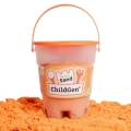 Piasek kinetyczny z foremką 100% Naturalny Pomarańczowy 500g / ChildGen
