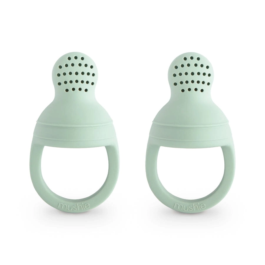 Gryzak na Przekąski 2-pack Cambridge Blue / Mushie