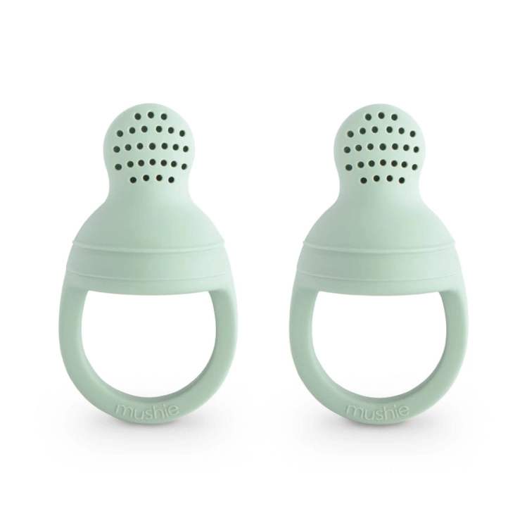 Gryzak na Przekąski 2-pack Cambridge Blue / Mushie