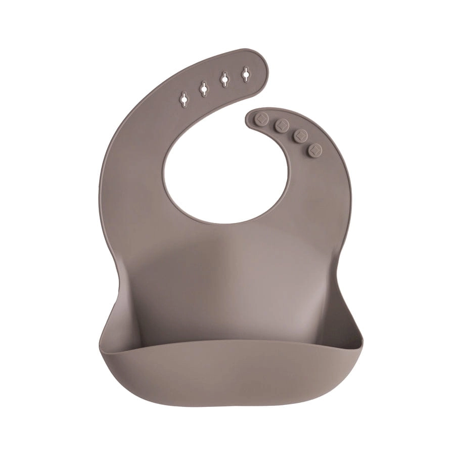 Śliniak Silikonowy Dove Grey / Mushie