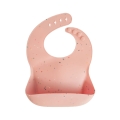 Śliniak Silikonowy Powder Pink Confetti / Mushie