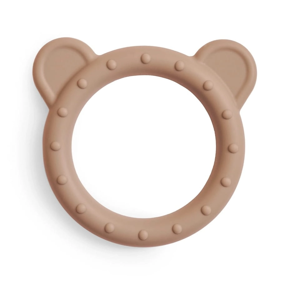 Gryzak Silikonowy Bransoletka Bear Natural / Mushie
