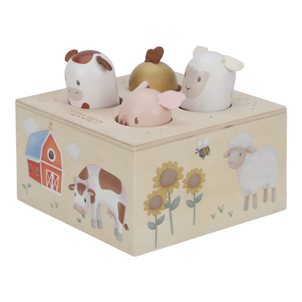 Drewniana zabawka pop-up Little Farm FSC / Little Dutch