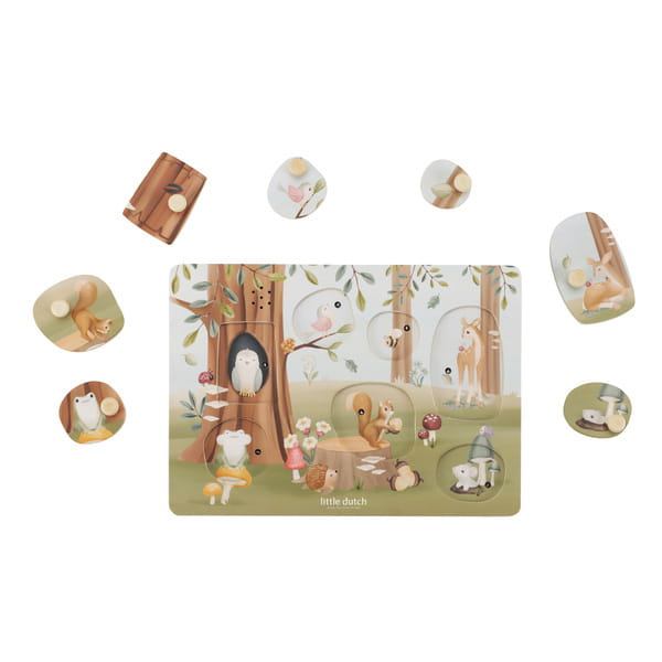 Puzzle dźwiękowe Forest Friends FSC / Little Dutch