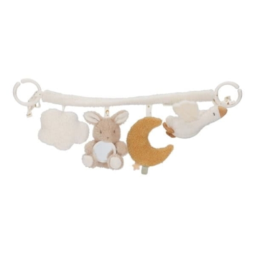 Zawieszka interaktywna do wózka/fotelika Newborn Naturals / Little Dutch