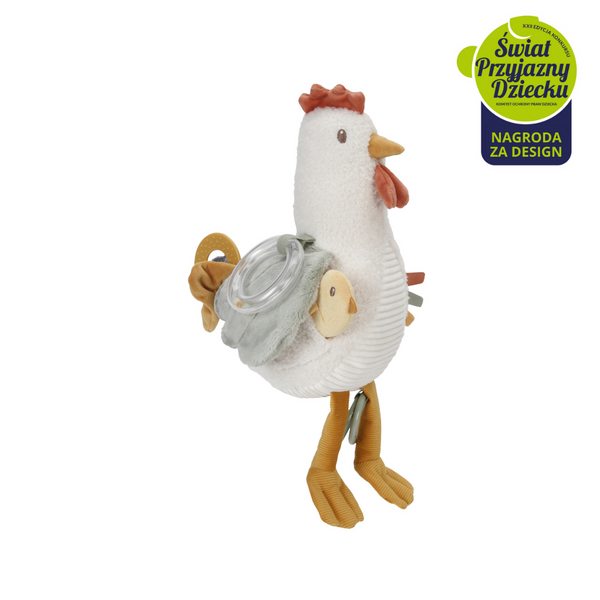 Przytulanka aktywizująca Little Farm 25 cm / Little Dutch