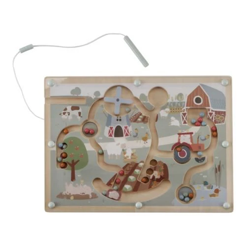 Magnetyczny labirynt Little Farm FSC / Little Dutch