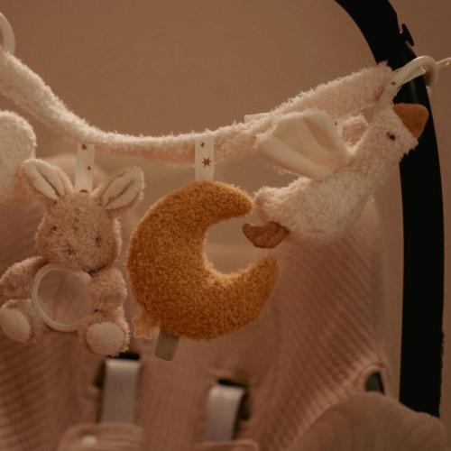 Zawieszka interaktywna do wózka/fotelika Newborn Naturals / Little Dutch