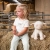 Przytulanka Owieczka Little Farm 25 cm / Little Dutch