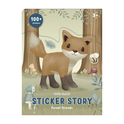 Książeczka z naklejkami Forest Friends / Little Dutch