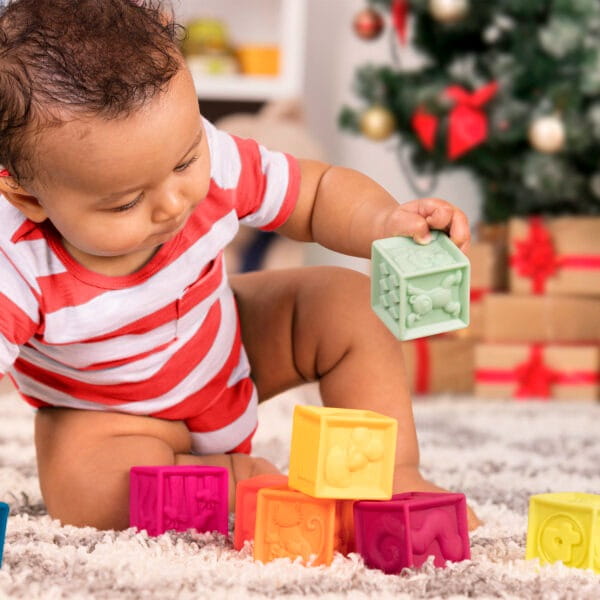 Elemenosqueeze – klocki miękkie – zestaw duży BX1003NTZ / B.toys