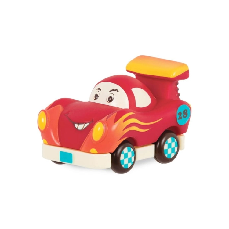 Mini Wheeee-ls! – zestaw 3 mini autek z napędem z wyścigówką BX1657Z / B.Toys