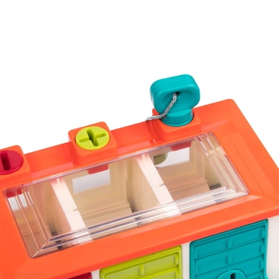 Garaż 3-stanowiskowy z autkami i kluczami BT4581Z / B.Toys