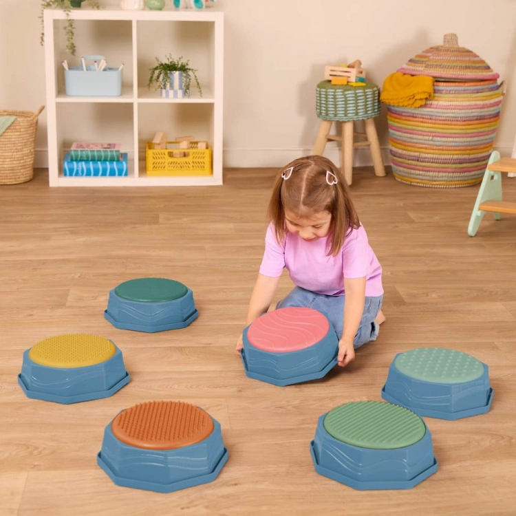 Sensoryczne Kamienie - Zestaw 6 pól/kamieni BX2484Z / B.Toys