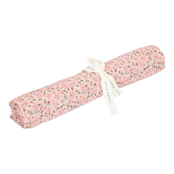Otulacz muślinowy 120x120 cm Little Dutch Fairy Floral – wzór w kwiaty