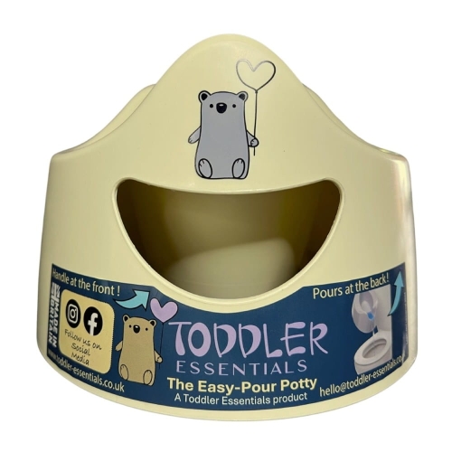 Jasnożółty nocnik Toddler Essential Light Yellow – widok z przodu