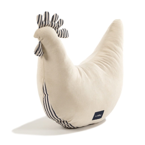 Poduszka Kura Babci Dany Stripes Navy granatowe paski