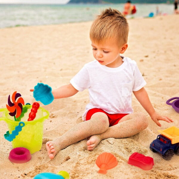 B.toys Beach Bag BX1307Z zestaw plażowy z wiatraczkiem